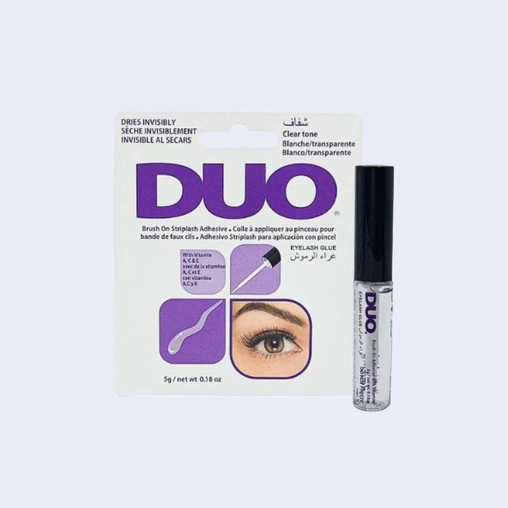 غراء لاصق للرموش شفاف الغلاف البنفسجي "DUO Striplash Adhesive