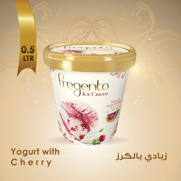 فرجينتو زبادي بالكرز 1-FRG-Yogurt With Cherry 1Pc -500 ML