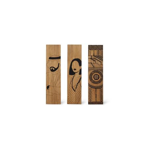 طقم لوحات نجدية ثلاثية 3X