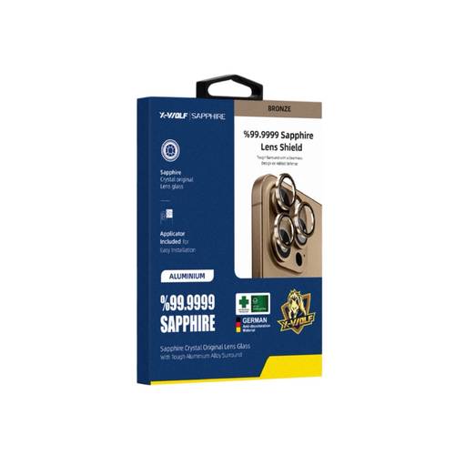 حماية كاميرا الياقوت ( SAPPHIRE) لايفون 16بروماكس -16 برو- سهلة التركيب من اكس وولف