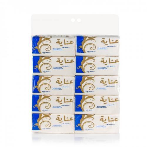 مناديل عناية 500 منديل ،10 علب