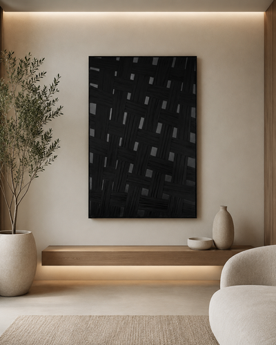 لوحات جدارية اطار اسود 150*100 SHW-433