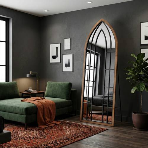 مرايه ارضية مقاس 160*60 cm ب ب ايطار خشبي انيق