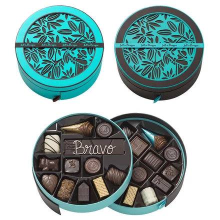 ⁨بوكس كلاسيك دائري 26 قطعة شوكولا Classic Round Box⁩