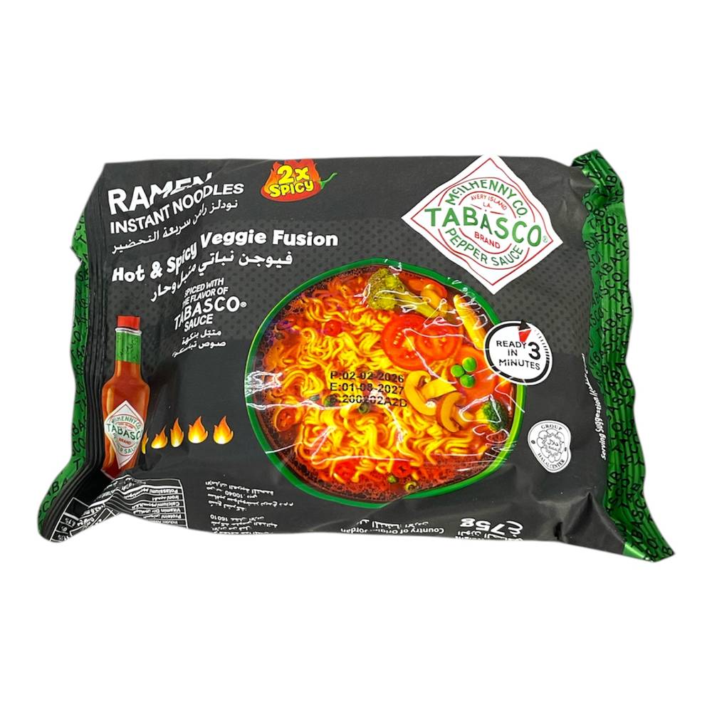 Tabasco hot & spicy veggie fusion 75g
