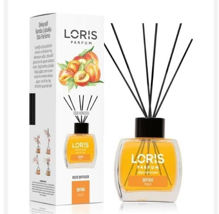 فواح معطر جو بالعيدان من لوريس برائحه الخوخ 120مل