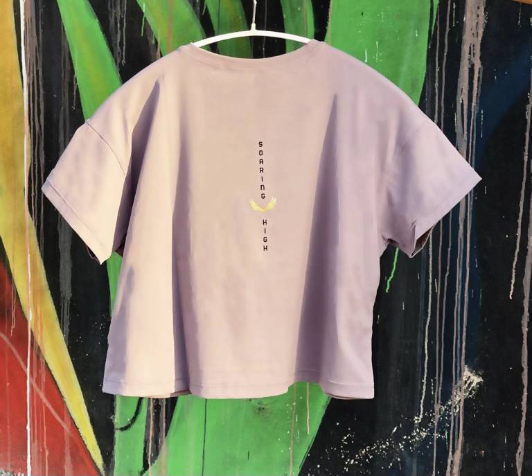 Cropped Tee - Pink