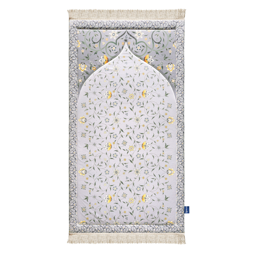 سجادة صلاة- تصميم  اللوتس الأصفر