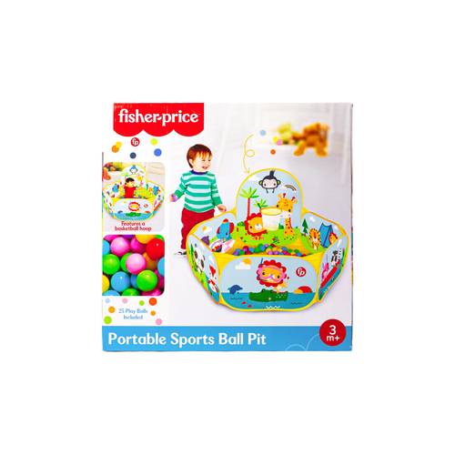 لعبة كرة سلة للاطفال مع 25 كرة - Fisher price