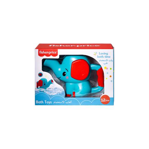 ألعاب  وقت الاستحمام المسلية للأطفال  لعبة دوش الفيل    - Fisher price