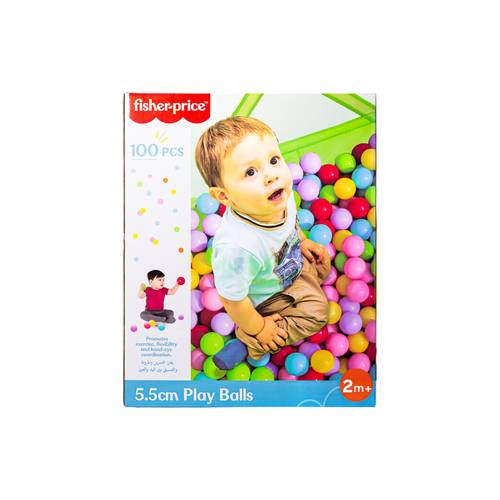 100 كرة ملونة بمقاس 5.5 سم - Fisher price