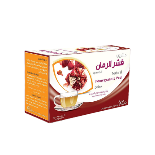  مشروب قشر الرمان الطبيعي من زهرة فيولا 24 كيس