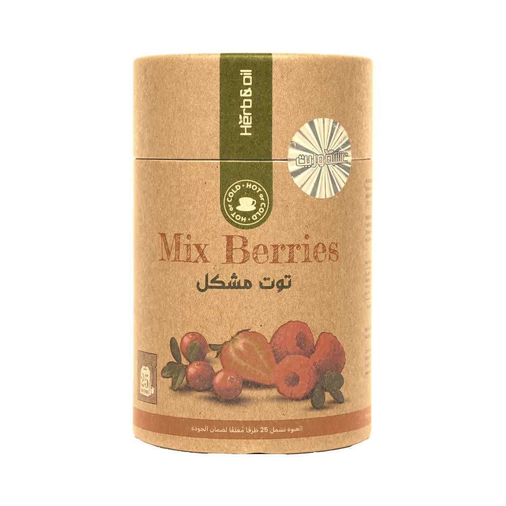 Mixed Berries Drink - From Herb And Oil - 25 Sachets