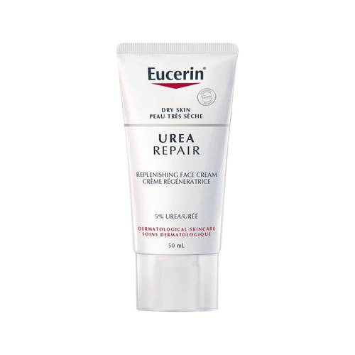 كريم الوجه المنعم والمرطب للبشرة الجافة 5% يوريا من يوسيرين  50 مل Eucerin