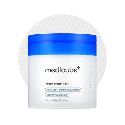 منظفات قطنية للمسام والرؤوس السوداء والبيضاء Zero Pore Pad - من ميدي كيوب - 70 قطعة