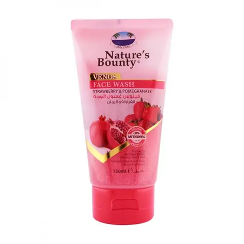 فينوس غسول الوجه بالفراولة والرمان 150 مل NATURES BOUNTY