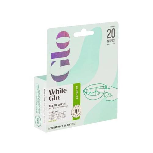 Waterless Teeth Wipes - White Glo 20 Wipes