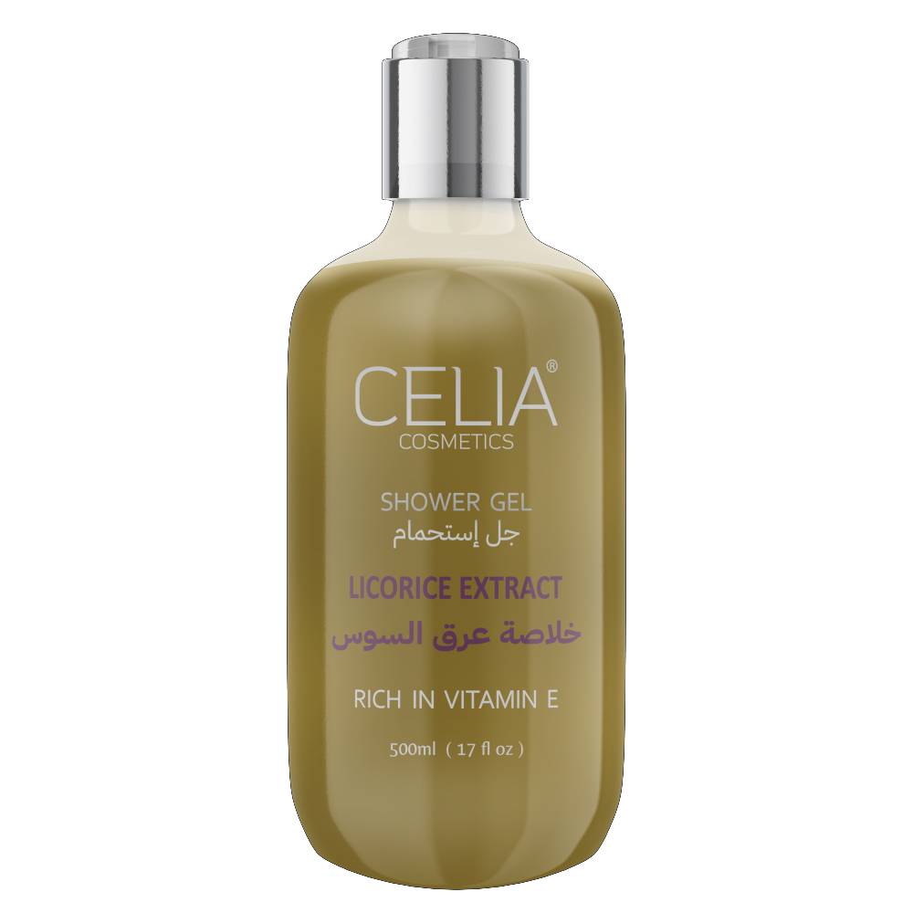Celia Licorice Extract Shower Gel - 500 ml