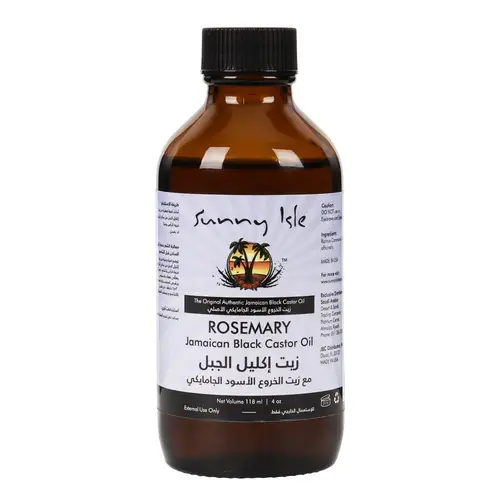 زيت إكليل الجبل مع زيت الخروع الأسود الجامايكي 118 مل 
