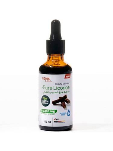 خلاصة عرق السوس النقي ، 2400 MG للبشرة من كوفيكس كير 50 مل