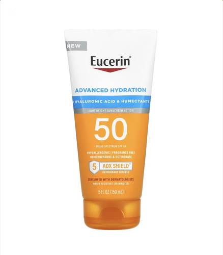 كريم واقي شمس spf50 خال من العطور من يوسرين 150 مل Eucerin