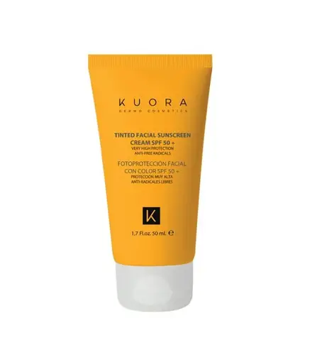 واقي شمس ملون للوجه SPF 50+ - من كورا 50 مل