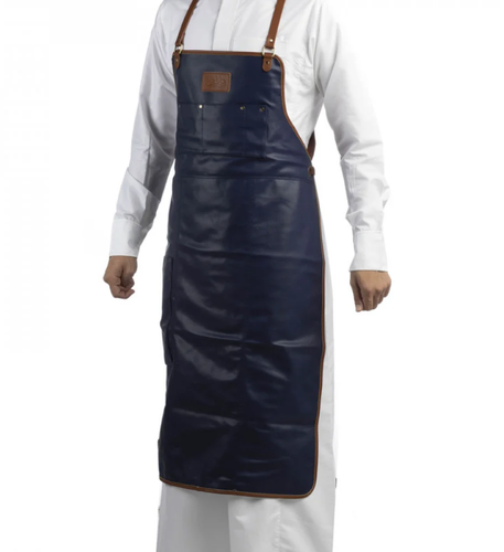 مريلة بي في سي مع قماش جنز 