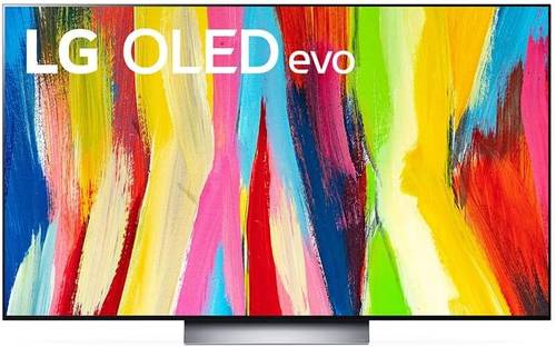 LG تلفزيون اوليد ايفو سلسلة سي 2، جديد 2022، تصميم شاشة سينما 4 كيه اتش دي ار Webos22 مع تعتيم ثينك ايه اي بكسل - Oled55C26La 55 بوصة، اسود