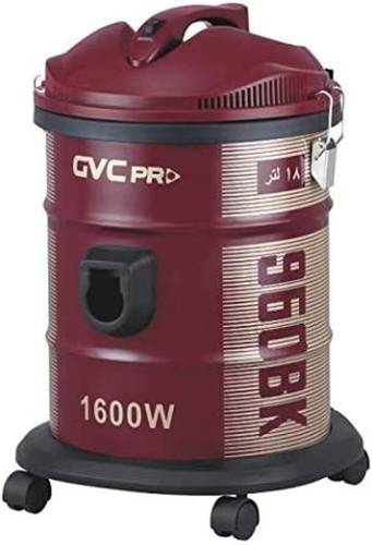 مكنسة كهربائية بخزان سعة 18 لتر من جي في سي برو، GVC-1600