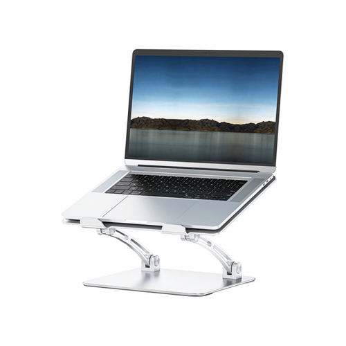 حامل لابتوب S700 معدني - فضي 