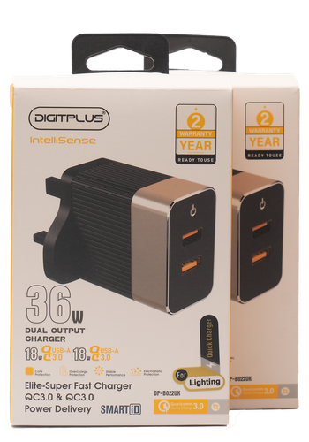 36W ultra-fast 2-port charger from Digit Plus