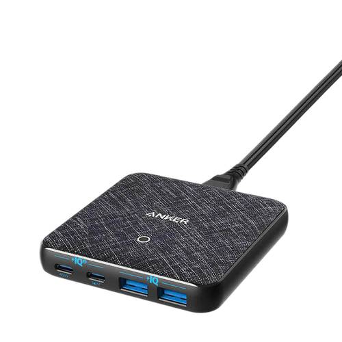 شاحن Powerport Atom III بقوة 63 وات أسود أسود