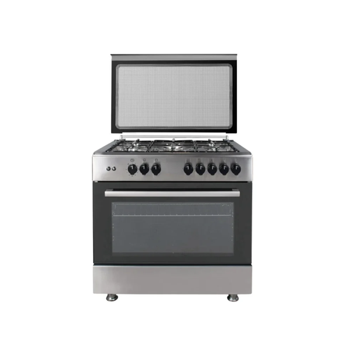 Luxell Gas Cooker 90x60 Cm 5 Burners Inox Turkish