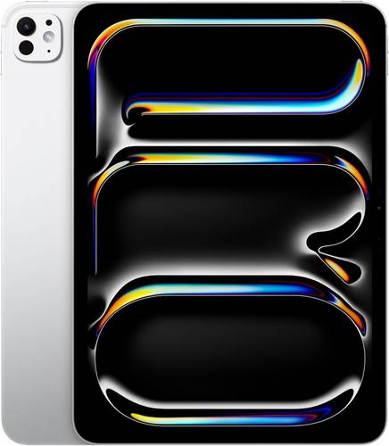 iPad Pro مقاس 11 إنش (زجاج قياسي) من Apple، موديل 2024 - فضي (بشريحة M4)