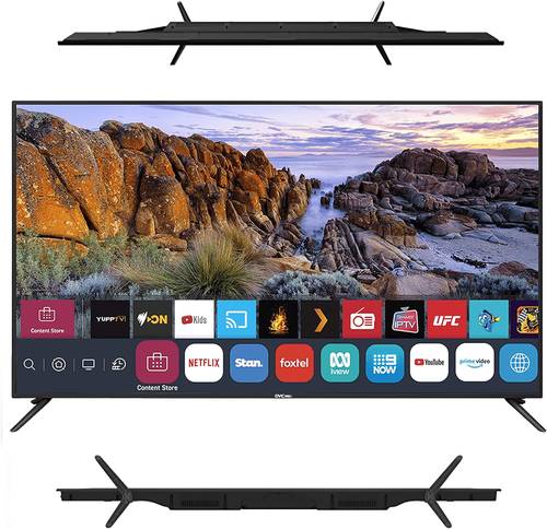 تلفزيون ذكي 58GW6100 بحجم 58 بوصة ودقة 4K بنظام ويب او اس وبدون اطار من جي في سي برو، ألوان متعددة