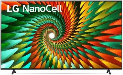 تلفزيون ذكي 55 بوصة سلسلة نانو سيل 4K LED من سلسلة نانو77 من ال جي 55NANO776RA، أسود