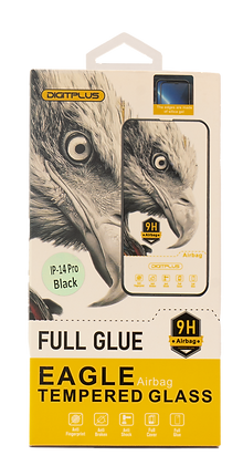 واقي زجاجي من -Full Glue Eagle متوافق مع اجهزة الايفون من 11 الى 15 برو ماكس 