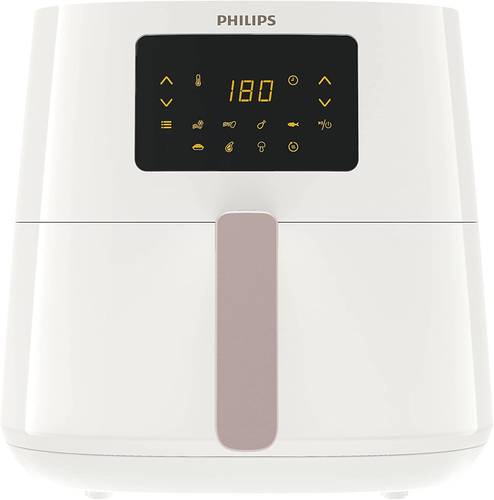 مقلاة هوائية سعة 1.2 كغم مقاس XL للقلي والخبز والشواء والتحميص واعادة التسخين تعمل بتردد 60Hz لون أبيض HD9270 20 من فيليبس 2000 واط 1.2 كيلوجرام