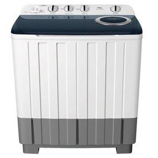 تي سي ال غسالة حوضين 10 كيلو ابيض موديل TWT100-S2