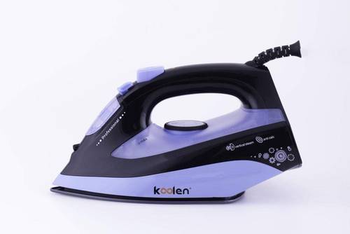 Koolen 2400W Steam Iron, Black/Blue