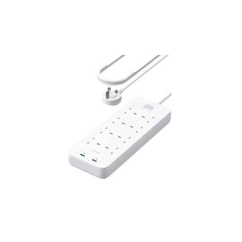 توصيلة انكر 8 مقابس كهربائية 2 usb