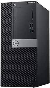 جهاز كمبيوتر مكتبي ديل اوبتيبليكس 7060 تاور معالج انتل كور i7-7700، ذاكرة دي ار 4 رام 16جيجا، هارد ديسك 256 جيجا اس دي ويندوز 10 برو 64 بت- بي سي