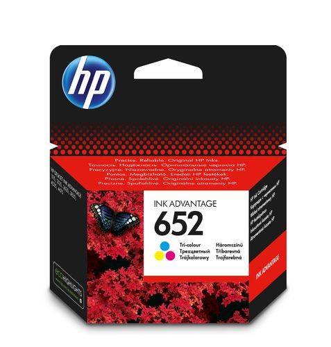 Hp 652 Tri-Color Original Ink Advantage Cartridge