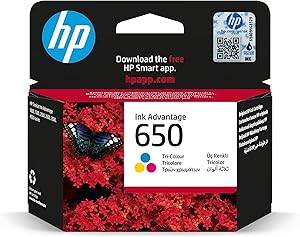 Hp 650 Tri-Color Original Ink Advantage Cartridge