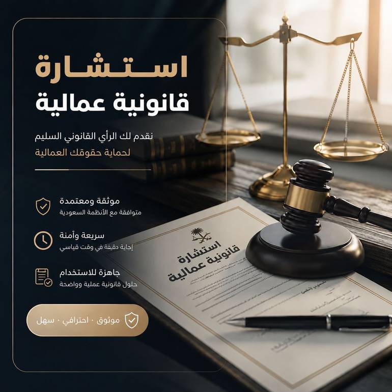  استشارة قانونية عمالية