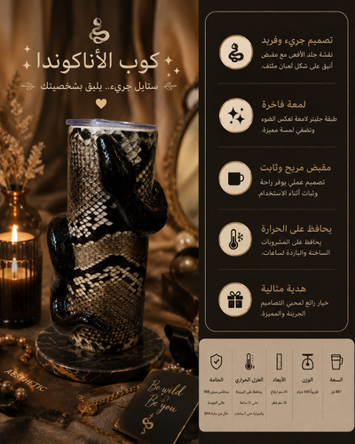 كوب ثعبان الأناكوندا 🐍