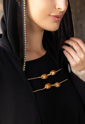 عباية التُل + الفستان