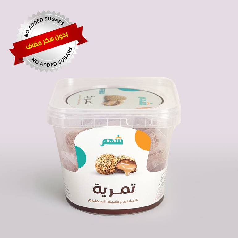 تمرية بالطحينة السائلة
