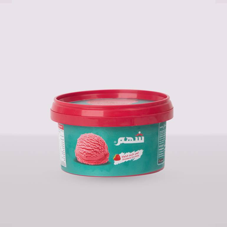 ايس كريم فراولة التوصيل الى (القصيم - الرياض -  الدمام ) فقط