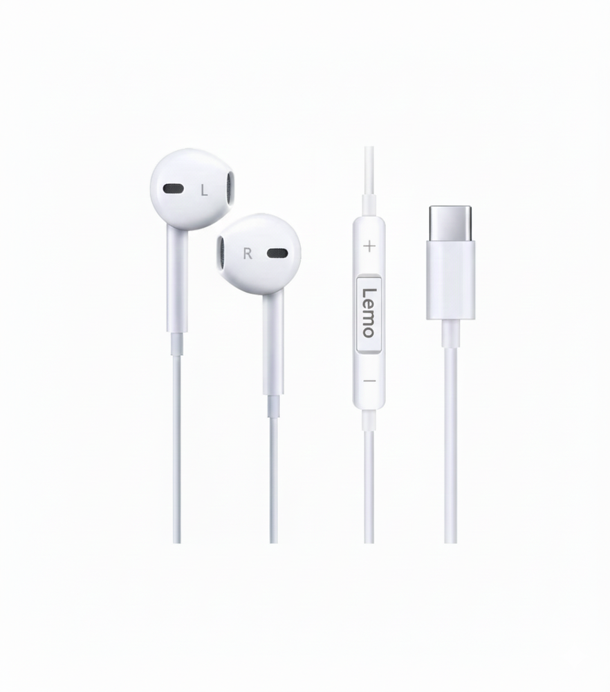 🎧 سماعة أذن سلكية تايب سي Type-C LEMO H918
